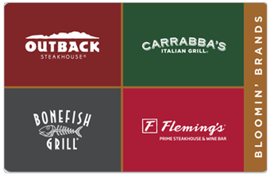 Discount Bloomin' Brands Gift Card