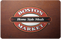 Discount Boston Market Gift Card