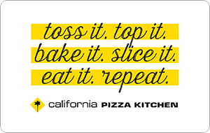 Discount California Pizza Kitchen Gift Card