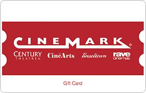 Discount Cinemark Theatres Gift Card