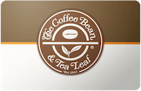 Discount Coffee Bean & Tea Leaf Gift Card