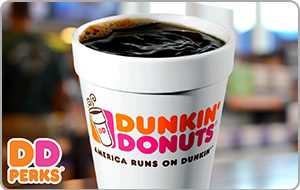 Discount Dunkin' Donuts Gift Card