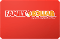 Discount Family Dollar Gift Card