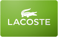 Discount Lacoste Gift Card