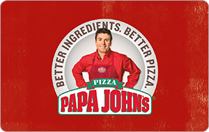 Discount Papa John's Gift Card