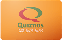 Discount Quiznos Gift Card