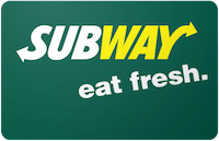 Discount Subway Gift Card