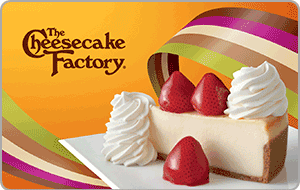 Discount Cheesecake Factory Gift Card