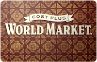 Discount Cost Plus World Market Gift Card